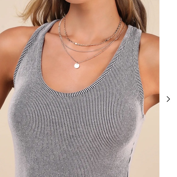 🌫️ Lulu’s “Relaxed but Not Least” Grey Ribbed Sleeveless Maxi Dress | Women’s S - Picture 2 of 8